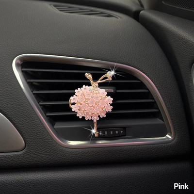 Meiteņu automašīnas gaisa kondicionētājs Vent Daisy smaržu klipsis Izsmalcināts dekors Cute Aksesuāri Viss automašīnu aksesuāri sieviešu automašīnai