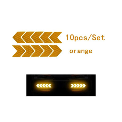 10 gab. Bultas atstarojoša uzlīme Auto Motociklu Velosipēdu Drošības Uzlīme Velosipēdu Atstarojoša Lenta Velosipēdu piederumi