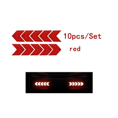 10 gab. Bultas atstarojoša uzlīme Auto Motociklu Velosipēdu Drošības Uzlīme Velosipēdu Atstarojoša Lenta Velosipēdu piederumi