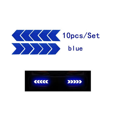 10 gab. Bultas atstarojoša uzlīme Auto Motociklu Velosipēdu Drošības Uzlīme Velosipēdu Atstarojoša Lenta Velosipēdu piederumi