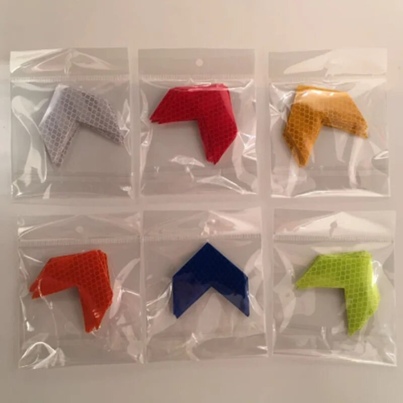 10 gab. Bultas atstarojoša uzlīme Auto Motociklu Velosipēdu Drošības Uzlīme Velosipēdu Atstarojoša Lenta Velosipēdu piederumi