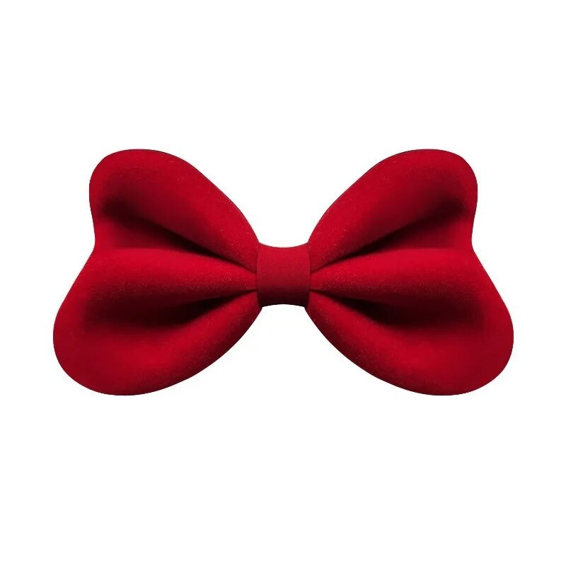 Papion roșu Interiorul mașinii Consolă centrală Husă pentru umeri Ornamente decorative Papion roșu Cadou pentru fete femei