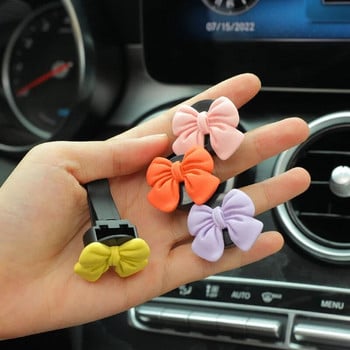 Bow-knot Car Air Vent Freshener Парфюм Clip Woman Car Art Климатик Clip Car Interior Decoration Accessories