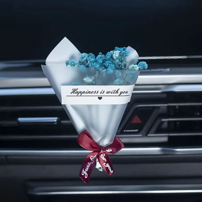 Autós szellőzőkapocs Rózsa Autós Parfüm Autó Aroma Diffúzor Ízesítő Autó Dekoráció Belső Kiegészítők Lányoknak Női Ajándékok