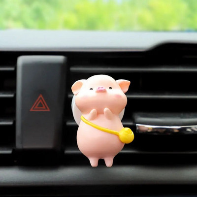 Cute Pig Auto Gaisa Atsvaidzinātājs Gaisa Kondicionieris Izejas Dekorācija Automašīnas Piederumi Salons Automašīnas Aromterapijas Klipsis Smaržu Klips