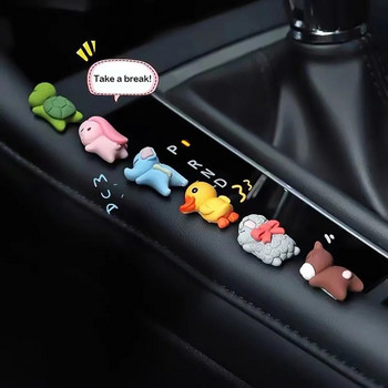 Χαριτωμένα στολίδια αυτοκινήτου Κεντρική κονσόλα αυτοκινήτου Οθόνη Διακοσμήσεις εσωτερικού αυτοκινήτου Μικρή χελώνα Χαριτωμένη κούκλα με κρεμαστό κόσμημα