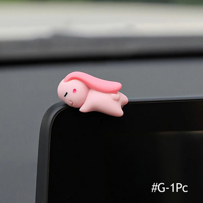 Jauki automašīnu rotājumi Automašīnas centra konsoles displejs ekrāns automašīnas interjera dekori Mazais bruņurupucis Jauka kulonu lelle meitene