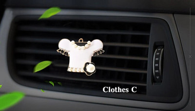 Apģērbu un augstpapēžu apavu modelēšanas auto Smaržu klipsis gaisa kondicionieris izplūdes gaisa atsvaidzinātājs automobiļa gaisa atsvaidzinātāja difuzorā