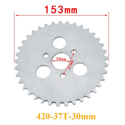 420/428 24/26/29/31/35/37T tagumine ketiratas Honda Z50A Z50 Z50R Z50J Monkey Bike Moto Moto Mootorratta osa Paksus 6mm