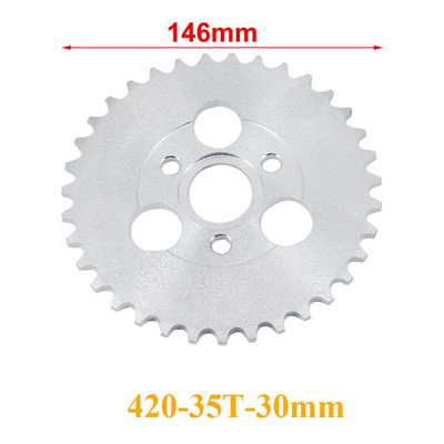 420/428 24/26/29/31/35/37T tagumine ketiratas Honda Z50A Z50 Z50R Z50J Monkey Bike Moto Moto Mootorratta osa Paksus 6mm