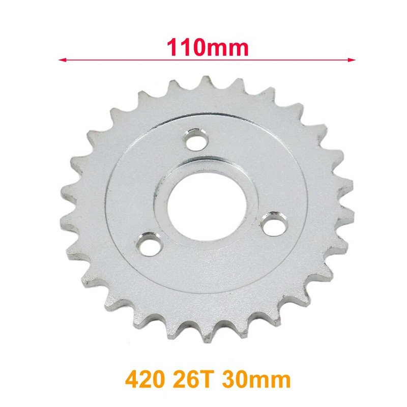 420/428 24/26/29/31/35/37T galinė žvaigždutė, skirta Honda Z50A Z50 Z50R Z50J Monkey Bike Motor Moto Moto motociklo dalis 6 mm storis