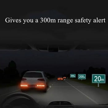 10 τμχ/σετ αυτοκόλλητο αυτοκινήτου αντανακλαστικό βέλος ταινία πινακίδας Προειδοποίηση αυτοκόλλητο ασφαλείας για αντανακλαστήρα προφυλακτήρα αυτοκινήτου Ανακλαστή ταινία κινδύνου Στιλ αυτοκινήτου