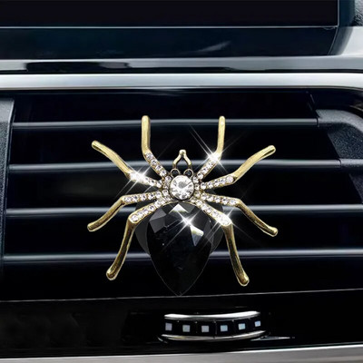 Uus Diamond spider Style Parfüümipudel auto Konditsioneeri väljalaskeava parfüüm auto parfüüm auto salongitarvikud autolõhn