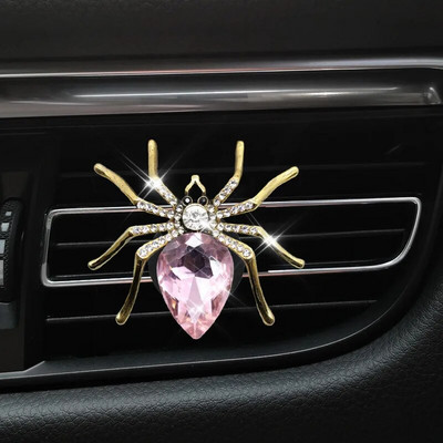 Uus Diamond spider Style Parfüümipudel auto Konditsioneeri väljalaskeava parfüüm auto parfüüm auto salongitarvikud autolõhn