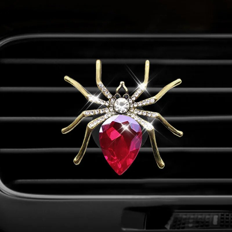 Jauns Diamond spider Style Smaržu pudele auto Gaisa kondicionēšanas izvads smaržas auto smaržas auto salona aksesuāri auto aromāts