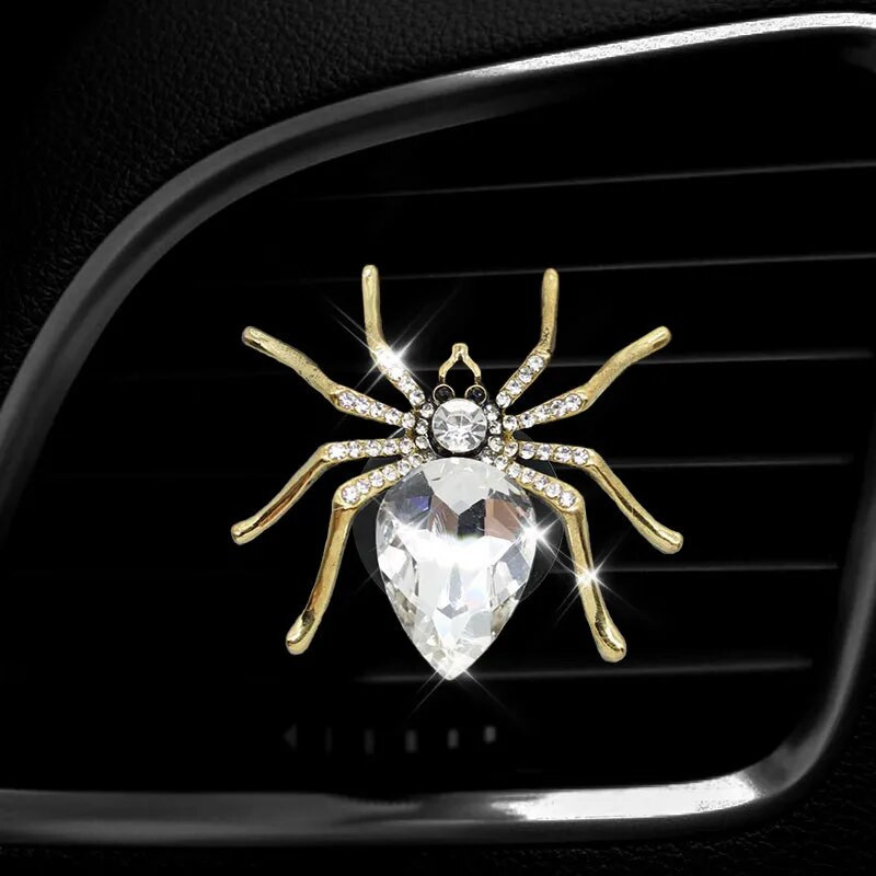Jauns Diamond spider Style Smaržu pudele auto Gaisa kondicionēšanas izvads smaržas auto smaržas auto salona aksesuāri auto aromāts