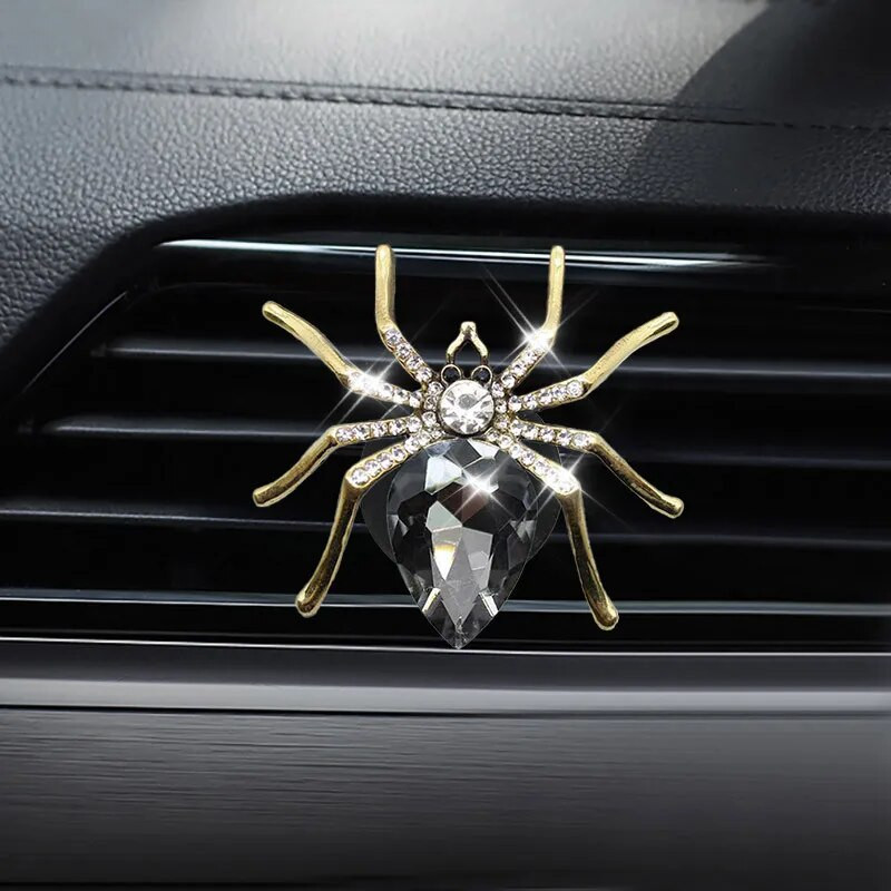 Jauns Diamond spider Style Smaržu pudele auto Gaisa kondicionēšanas izvads smaržas auto smaržas auto salona aksesuāri auto aromāts