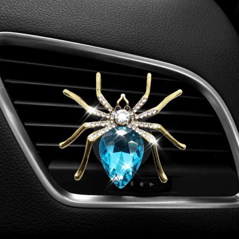 Jauns Diamond spider Style Smaržu pudele auto Gaisa kondicionēšanas izvads smaržas auto smaržas auto salona aksesuāri auto aromāts