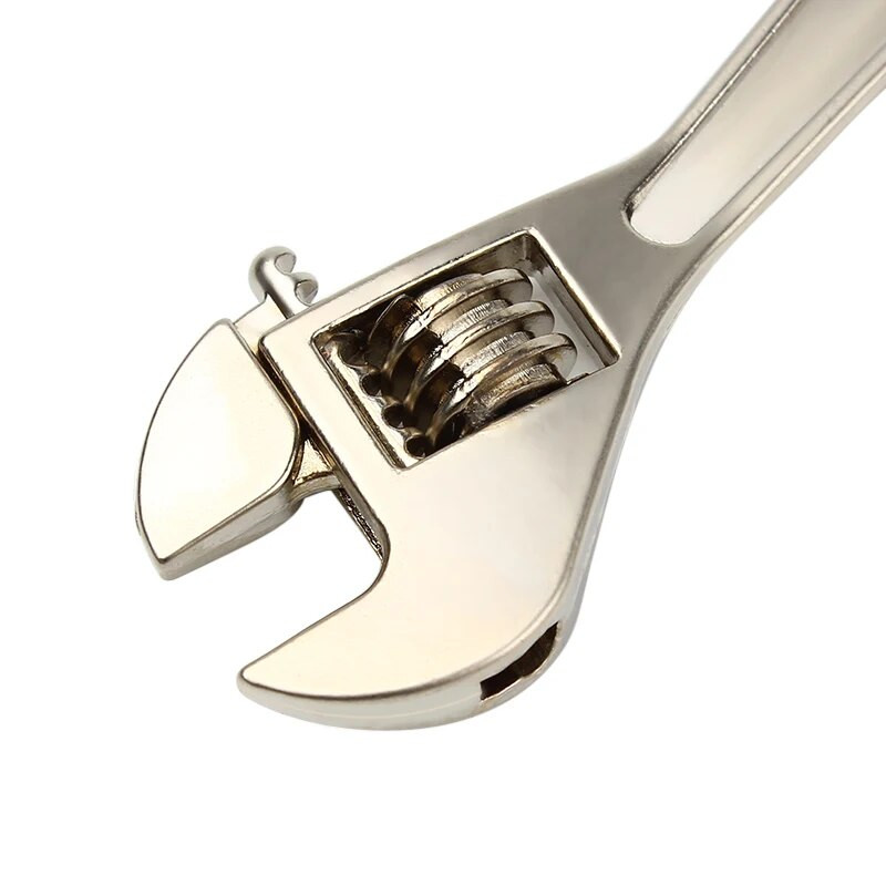 Mini uzgriežņu atslēgas atslēgu piekariņš pārnēsājams automašīnas metāla regulējams universāls uzgriežņu atslēga Velosipēdu Motociklu Automašīnu remonta Instrumenti Vīriešu īpaša dāvana