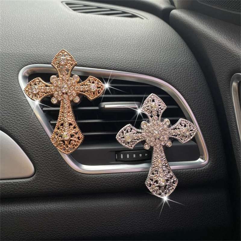 Ūdens dimanta krusts, izsmalcināts darbs, ērti, stilīgi, maigi un izturīgi automašīnas salona piederumi