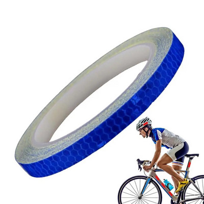 8 m helkurlint PVC jalgrattarattad peegeldavad luminofoorkleebis Jalgratta helkurkleebiste riba rattasõiduks Ohutuse hoiatus