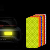 Automašīnas bufera atstarojošas uzlīmes Atstarojoša brīdinājuma lente droša atstarotāja automašīnu uzlīmes