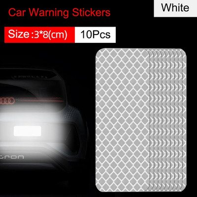 Automašīnas bufera atstarojošas uzlīmes Atstarojoša brīdinājuma lente droša atstarotāja automašīnu uzlīmes
