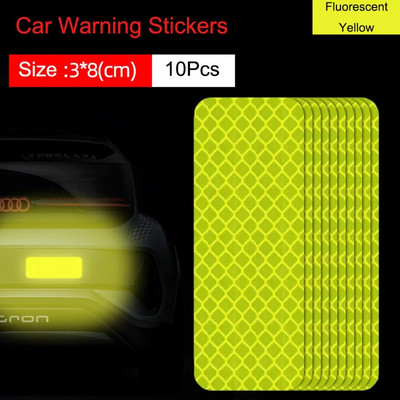 Automašīnas bufera atstarojošas uzlīmes Atstarojoša brīdinājuma lente droša atstarotāja automašīnu uzlīmes