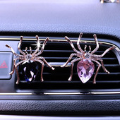 Cute Car Air Outlet atsvaidzinātājs Shiny Diamond Spider Auto smaržas Dekorācijas klipi Dabas smaržas Gaisa kondicionieris Aromterapija