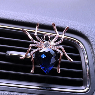 Cute Car Air Outlet atsvaidzinātājs Shiny Diamond Spider Auto smaržas Dekorācijas klipi Dabas smaržas Gaisa kondicionieris Aromterapija