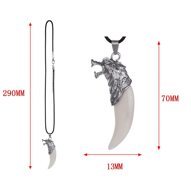 Simulācija Vilka zobs Automašīnas kulons Automašīnas atpakaļskata spogulis Dekorācija Auto piekarināmie Rotājumi Salona piederumi Dāvanas Automašīnas dizains