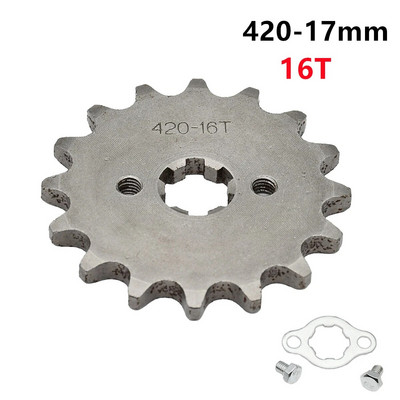 420 10T 11T 12T 13T 14T 15T 16T 17T 18T 19T hammas 17mm ID esimootori ketiratta mootorratta osa