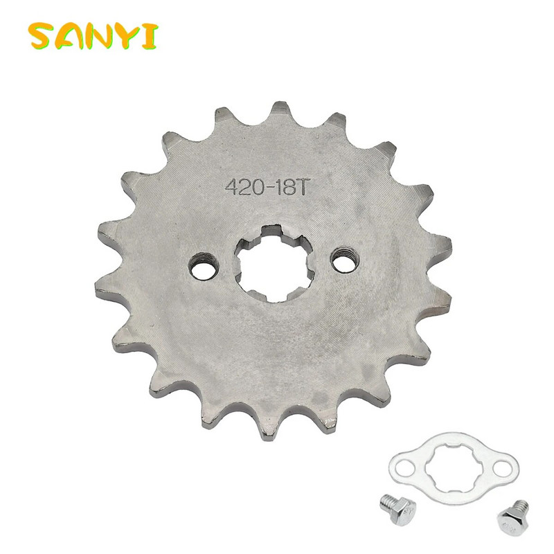 420 10T 11T 12T 13T 14T 15T 16T 17T 18T 19T hammas 17mm ID esimootori ketiratta mootorratta osa