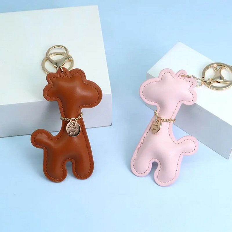 Armas kaelkirjaku auto võtmehoidja PU nahast multifilmi võtmehoidja moekas ripats 10 cm paarile kingitus uus auto võtme tarvikud