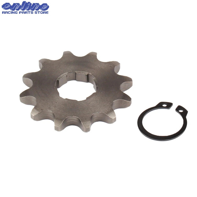 420# 17mm 10 11 12 13 14 15 16 17 18 19 Zobu priekšējais dzinēja zobrats priekš Z50 CRF50 Dirt Pit Bike Monkey ATV Quad motocikla ķēde