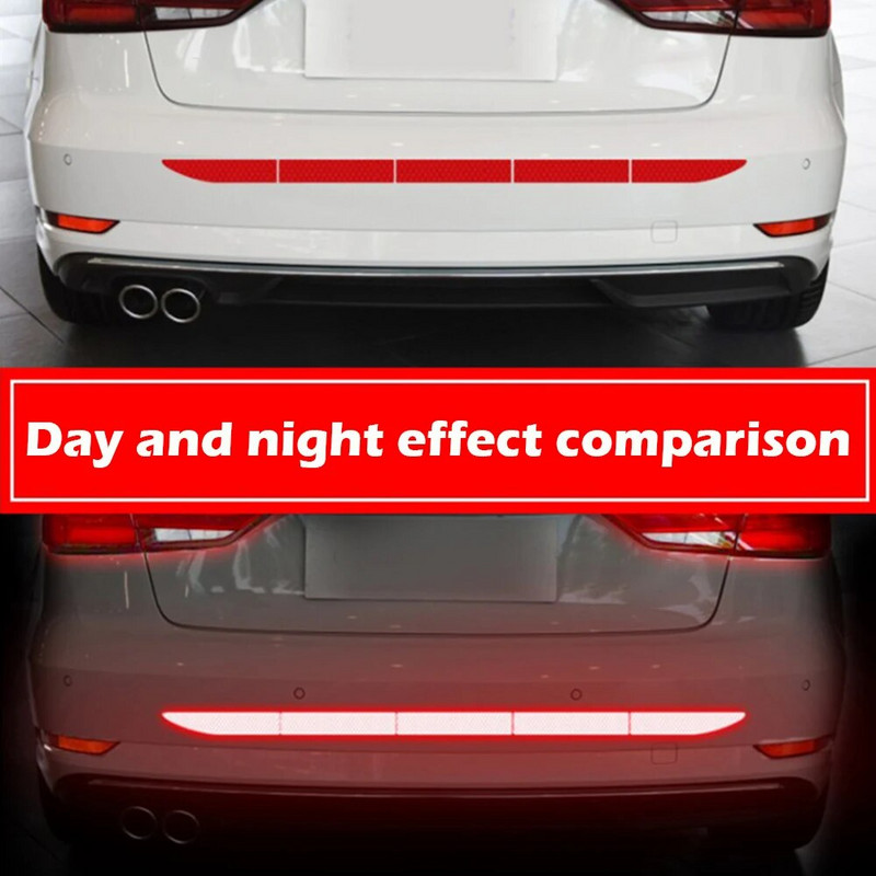 Reflectante helkuri kleebis Auto välistarvikud Kleep helkurteip Reflex Välis Hoiatusriba Kaitse Auto kere