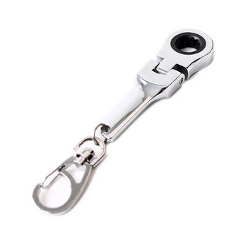 Κλειδί με καστάνια 10mm Μίνι σε σχήμα JDM Metal Racing Μπρελόκ Δαχτυλίδι μπρελόκ με μπρελόκ