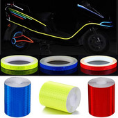 Kerékpáros fluoreszkáló fényvisszaverő csík kerékpár kerekek fényvisszaverő matricák kerékpár fényvisszaverő matrica szalag a kerékpározáshoz, biztonságra