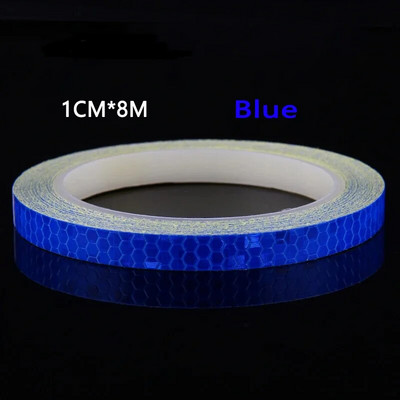 Kerékpáros fluoreszkáló fényvisszaverő csík kerékpár kerekek fényvisszaverő matricák kerékpár fényvisszaverő matrica szalag a kerékpározáshoz, biztonságra