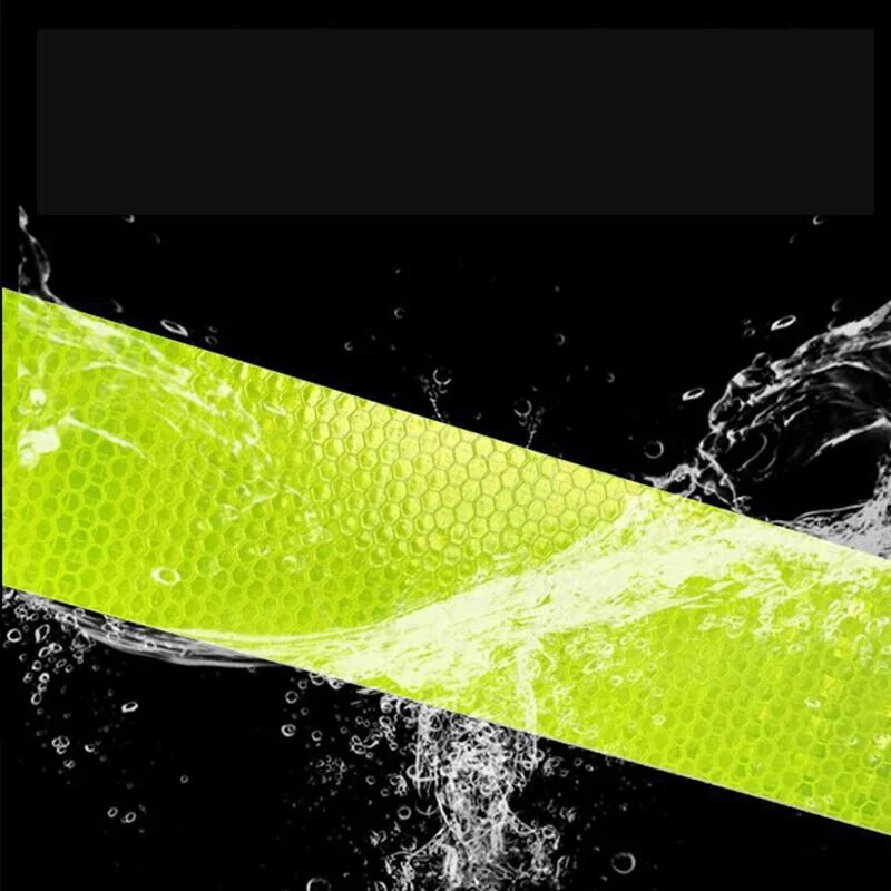 Kerékpáros fluoreszkáló fényvisszaverő csík kerékpár kerekek fényvisszaverő matricák kerékpár fényvisszaverő matrica szalag a kerékpározáshoz, biztonságra