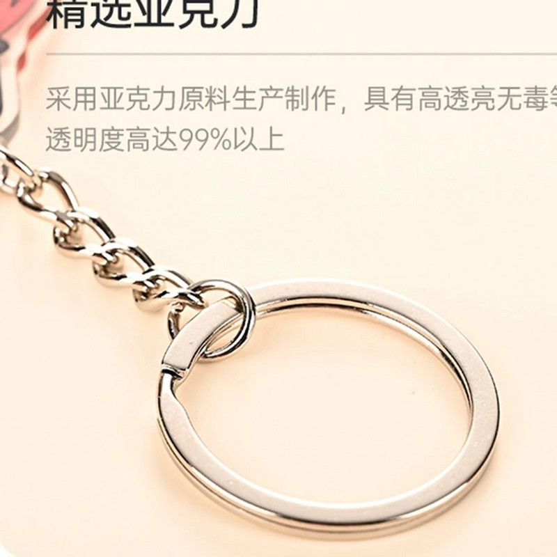 Μπρελόκ αυτοκινήτου JDM Ιμάντας Μπρελόκ Έμβλημα Ακρυλικό Racing Μπρελόκ αυτοκινήτου JDM Μπρελόκ με Χαλύβδινο ελατήριο με κορδόνι για Toyota Honda