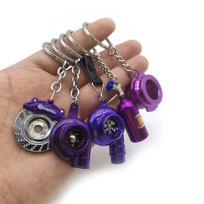 Εξαιρετικό δώρο JDM Racing Fans Driver Wakaba Mark Car Keychain Car Auto Part Model Δίσκος φρένων Μπρελόκ Μπρελόκ αυτοκινήτου Μπρελόκ αυτοκινήτου Turbo Design