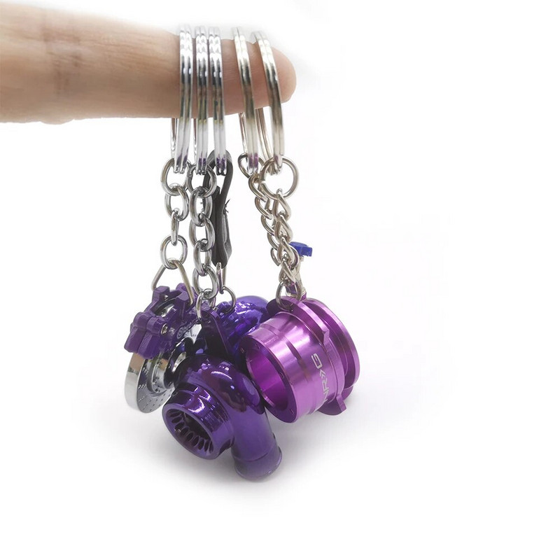 Suurepärane kingitus JDM Racing fännidele Juht Wakaba Mark Auto võtmehoidja Autoosa mudel Piduriketas Võtmehoidja Auto võtmehoidja võtmehoidja turbo disain