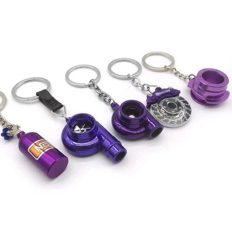 Suurepärane kingitus JDM Racing fännidele Juht Wakaba Mark Auto võtmehoidja Autoosa mudel Piduriketas Võtmehoidja Auto võtmehoidja võtmehoidja turbo disain