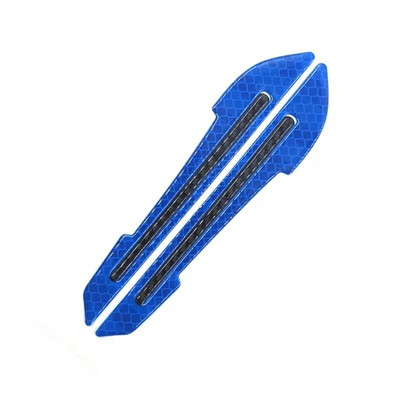 1paar auto tahavaatepeegli peegeldav kleebis ukse lehte tahvli ohutushoiatuslint autokile kleebiste jaoks dekoratiivne riba