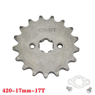 420# ķēde 17mm 10 -19T zobi priekšējie motora zobrati priekš Taotao Kayo BSE Xmotos Apollo SSR 110 125cc Dirt Pit Bike ATV Quad