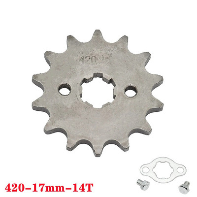 420# ķēde 17mm 10 -19T zobi priekšējie motora zobrati priekš Taotao Kayo BSE Xmotos Apollo SSR 110 125cc Dirt Pit Bike ATV Quad