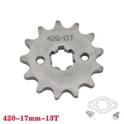 420# ķēde 17mm 10 -19T zobi priekšējie motora zobrati priekš Taotao Kayo BSE Xmotos Apollo SSR 110 125cc Dirt Pit Bike ATV Quad
