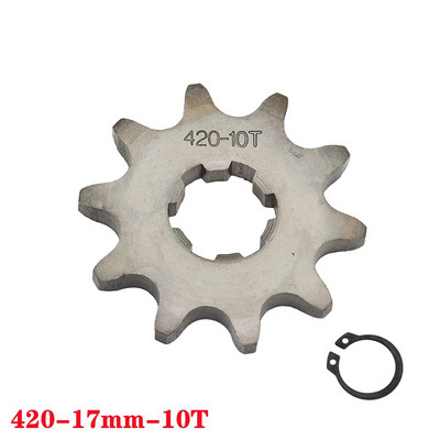 420# ķēde 17mm 10 -19T zobi priekšējie motora zobrati priekš Taotao Kayo BSE Xmotos Apollo SSR 110 125cc Dirt Pit Bike ATV Quad