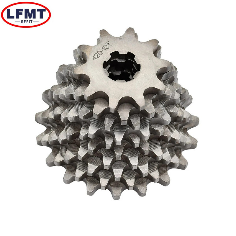 420# Αλυσίδα 17mm 10 -19T δόντια μπροστινός κινητήρας για Taotao Kayo BSE Xmotos Apollo SSR 110 125cc Dirt Pit Bike ATV Quad